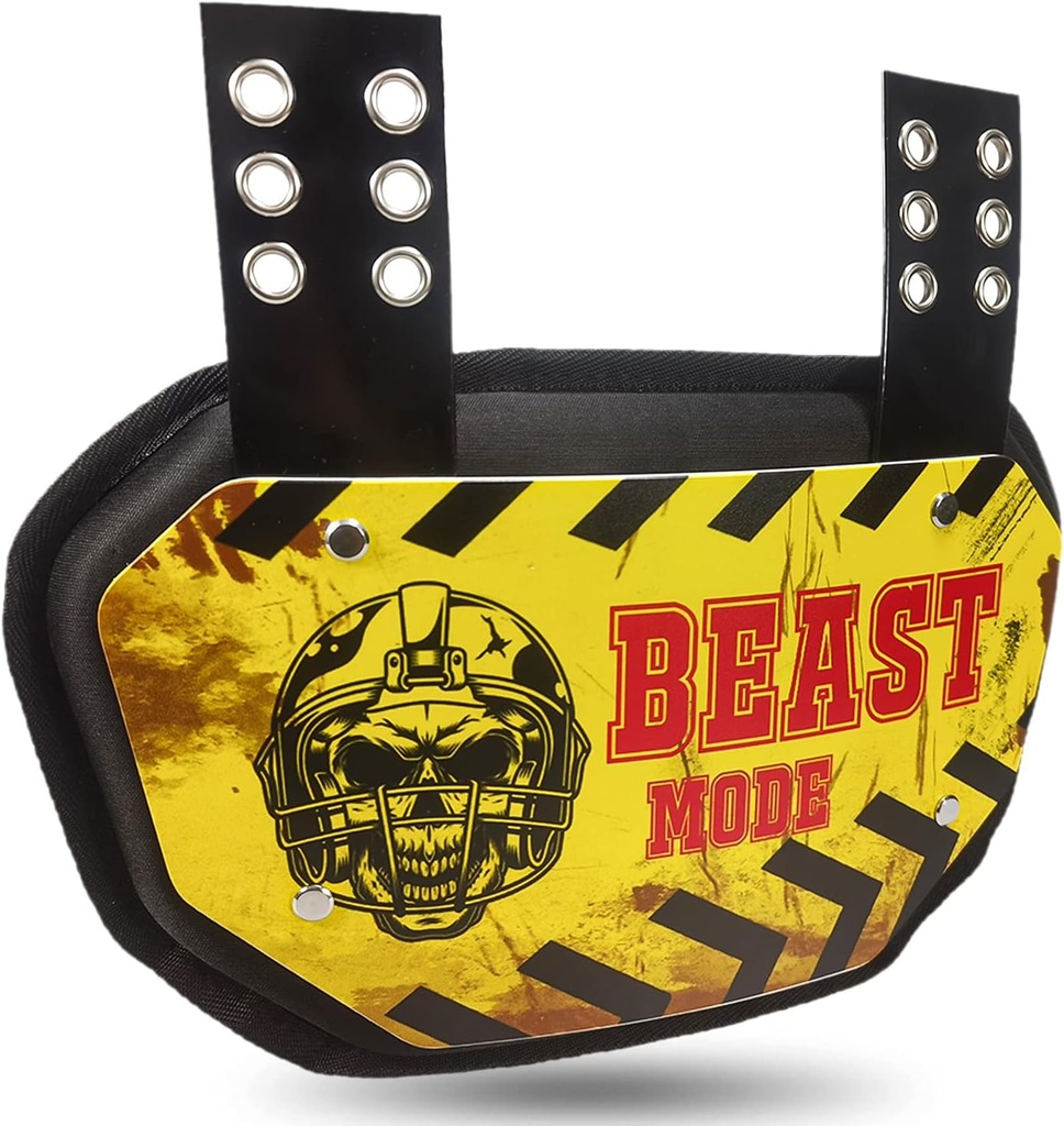 Esportes Football Back Plate Backplates Futebol Backplates para ombro Pads Futebol, protetor traseiro Back Pads para jogadores de futebol, costas inferiores será seguro e elegante com este backplate resistente.