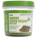 BareOrganics Marine Super Greens Powder – USDA Organic, Vegan, Gluten-Free, Non-GMO, BPA-Free, Superfood Powder with Organic Kelp, Spirulina & Chlorela - 8 onças