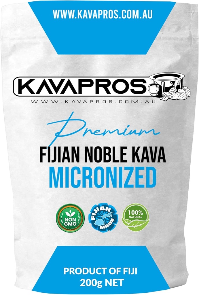 Premium Micronized Kava Puro Organic Fiji Kava Pó Feito a partir de 6yr Old Root