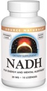 Fonte Natural NADH 20mg, Aumentar Energia e Alerta Mental*, 10 Lozenges