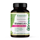 Laboratórios de Esmeralda Mulheres 45+ Multi Clínica - Multivitamin para suporte abrangente, saúde óssea e cardíaca* - Projetado para mulheres 45+ - Sem glúten e vegetariano - 120 Cápsulas Vegetais (fornecimento de 30 dias)