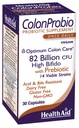 HealthAid ColonProbio 82 Bilião com Prebiótico, 14 Strains, Uma vez por Dia, 30ct, Óptima Colon Care, Ácido & Bile Resistant, Leite Livre, Glúten Livre, Não-GMO