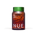 O Nue Co. PREBIOTIC + PROBIOTIC Suplemento, Suporta Gut Saúde, Synbiotic e Esporo com base, alívio IBS, Imunidade e Pele, Vegan, Glúten Livre, 60 Cápsulas