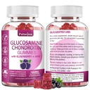 Suplementos de condroitina glucosamina com MSM & Elderberry; Gummy de condroitina de glucosamina para mulheres e homens; Gummies de condroitina de glucosamina Força extra; Suplemento Conjunto; 1 Pacote