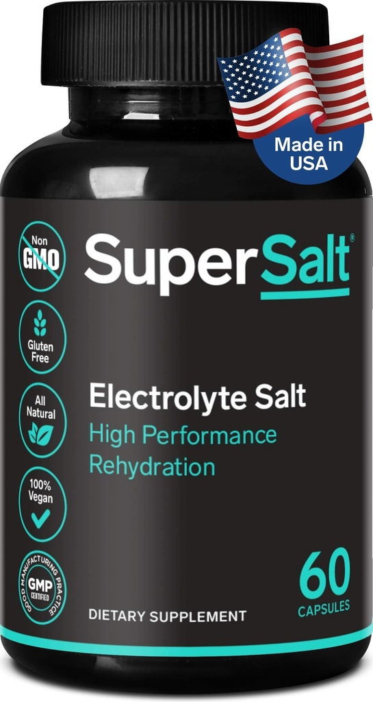 Keto Electrolyte Supplement, Salt Replacement Tablets for Rapid Oral Rehydration & Post Treino Recuperação, Magnésio, Zinco, Sódio, Cobre .