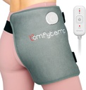 Comfytemp Hip Heating Pad para Hip Sciatica Pain Relief Hip Brace, presentes de aniversário de Natal para a mãe mulher mulher homens, inferior traseiro coxa elétrica FSA Elegível HSA heat Pad Quente Fisioterapia (S / M)