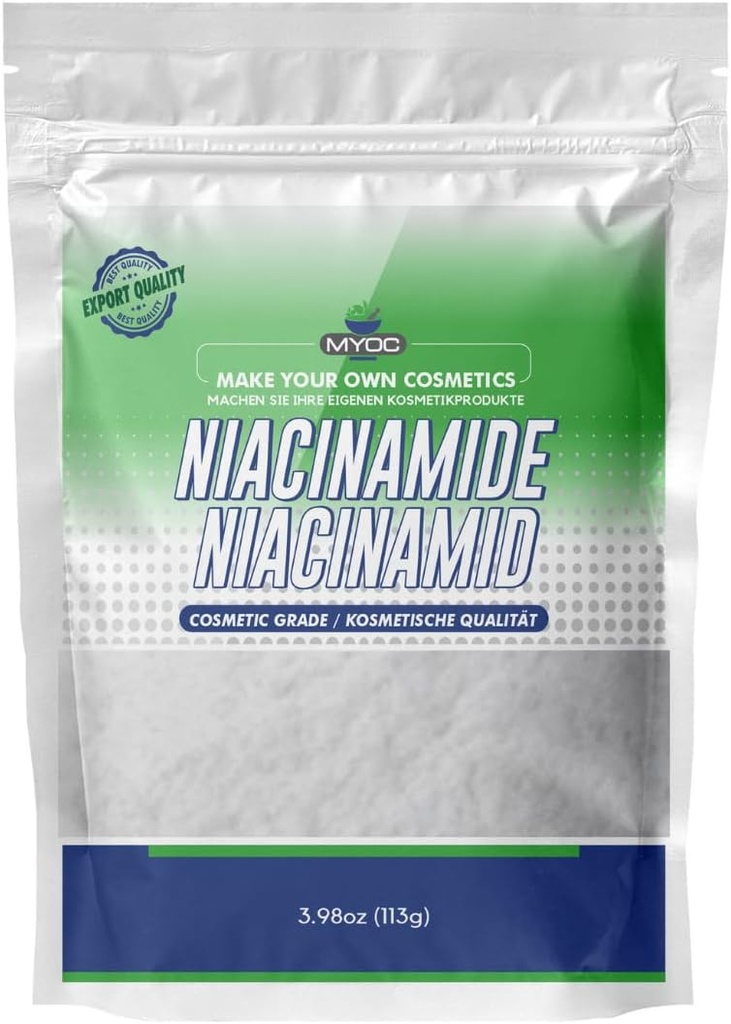 Niacinamida em pó Grau Cosmético , DIY Skincare & Beauty Formtions - 113 g / 3.9 Oz