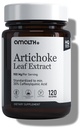 Extrato de Folha de Alcachofra Amalth 120 cápsulas de Veg -20% de ácido cafeoilquínico extrato padronizado - Suporta fígado e digestão sem glúten de OGM