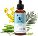 kin+kind Cat Ear Cleaner - Cat Ear Drops, Vet Ear Solution, Elimina Cera, Odor e Itchy Irritation, Cat Ear Cleaner Solution, Natural in-Home Pet Grooming - Made in USA