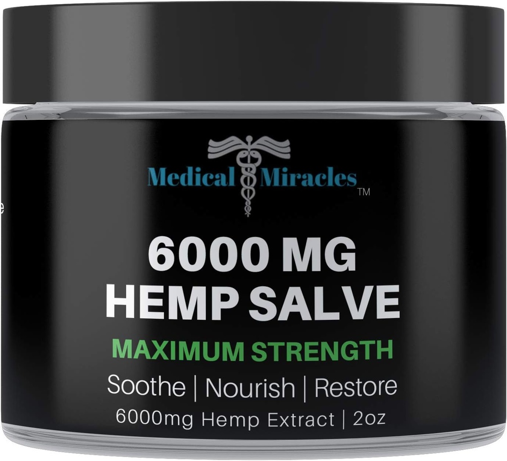 Milagres Médicos 6000 MG Máxima Força Cura Salva Uso para HIPS, articulações, pescoço, costas. Feito com os melhores ingredientes disponíveis