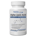 Laboratórios Superiores Ácido Alfa Lipóico 600 mg Cápsulas, Pure Non-GMO ALA, Alta Absorção, Suporte Nervoso, Circulação Saudável e Resposta Nervosa, Antioxidante de Envelhecimento Saudável, 120 Veg Caps, Fornecimento de 4 meses