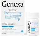 Genexa Senna Laxative Tablets - Irregularidade e alívio da constipação - Effective Gentle, Overnight Laxative - Livre de Talco - Certified Organic & Non-GMO