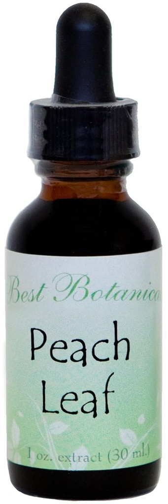 Melhor extrato de folha de pêssego botânicos 1 oz