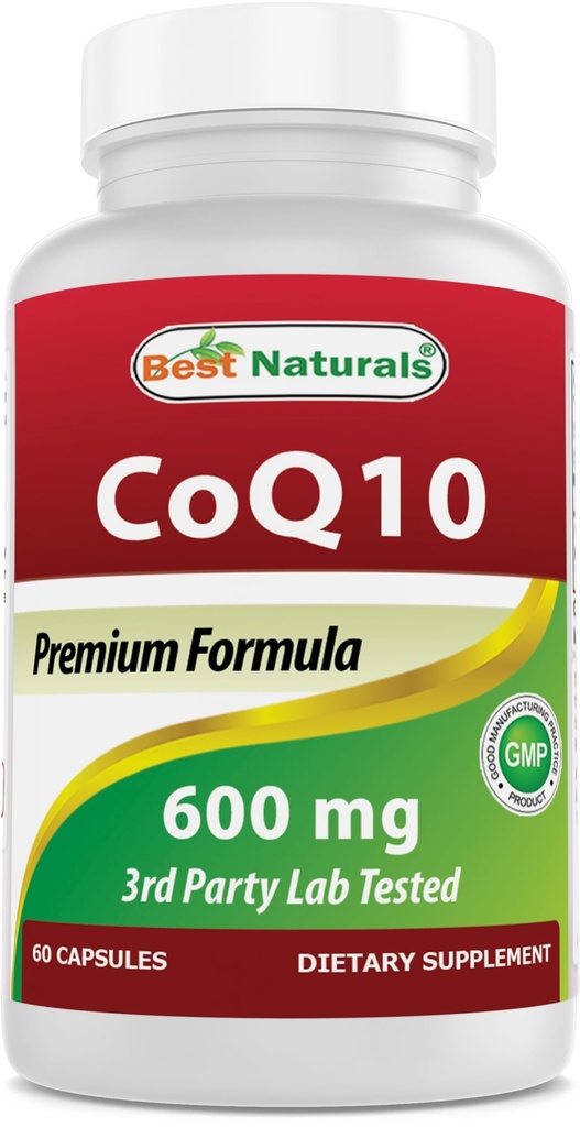 Best Naturals CoQ10 600 mg 60 Cápsulas (81771013725)