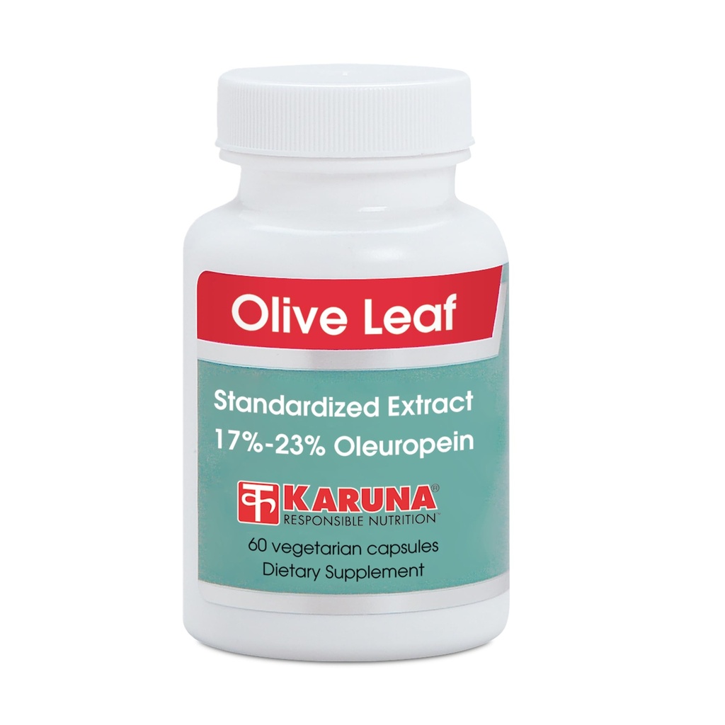 Karuna Olive Leaf Extract 500mg, 60 Cápsulas Vegetarianas