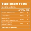 CoQ10 300mg Cápsulas, Vegan Supplement for Energy Production, Non-GMO, Gluten Free - 60 Veggie Cápsulas