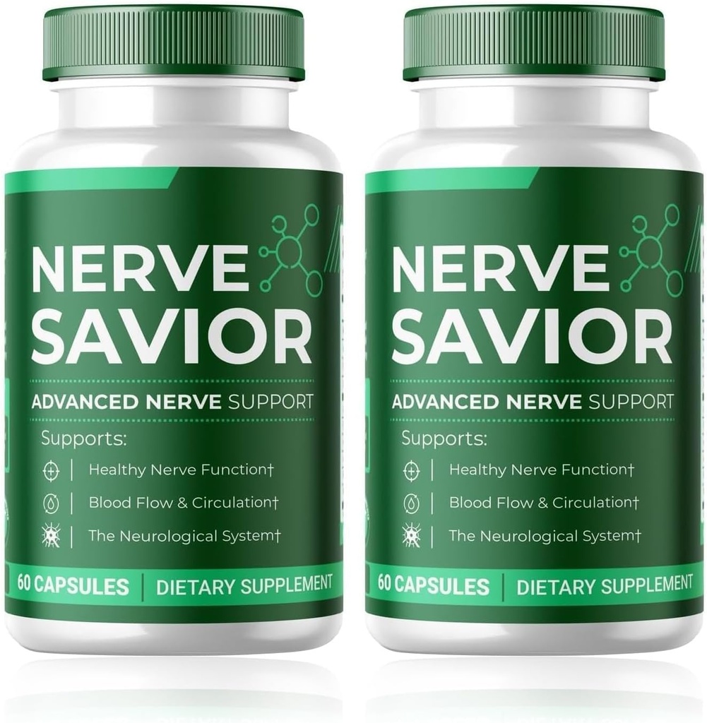 Novo Salvador Nervo para Neuropatia- Cápsulas de Suporte Nervo Avançado