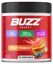 Morning Buzz Energy Drink Powder - Energia Boost Drink Mix - Energia sem açúcar com antioxidantes - Manhã Kickstart e Sports Nutrition Endurance Product - 30 Servings, Fruit Punch, 7.9 Ounces