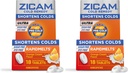 Zicam Ultra Cold Remedy Zinc Rapidmelts, sabor creme de laranja, homeopático, remédio de encurtamento frio, encurta a duração fria, sem açúcar, sem tingimento, 18 contagem (Pacote de 2)