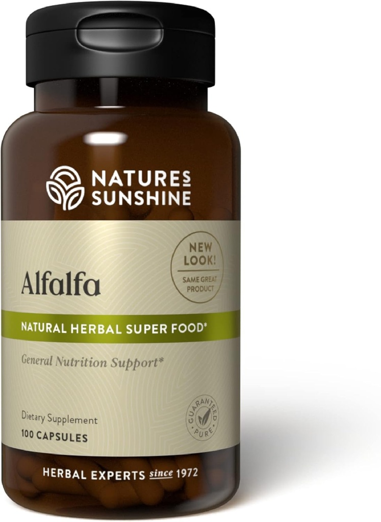 Sol da Natureza Alfalfa, 100 Cápsulas