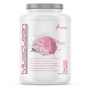 Nutrição Metabólica - Musclean - Milkshake, Whey alta substituição de proteína, nutrição de manutenção, baixo carboidrato, Keto dieta, enzimas digestivas, morango, 5 libras (50 ser)