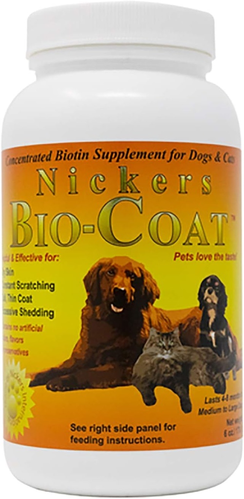 Bio Coat concentrado Biotin Suplemento - 6 onças