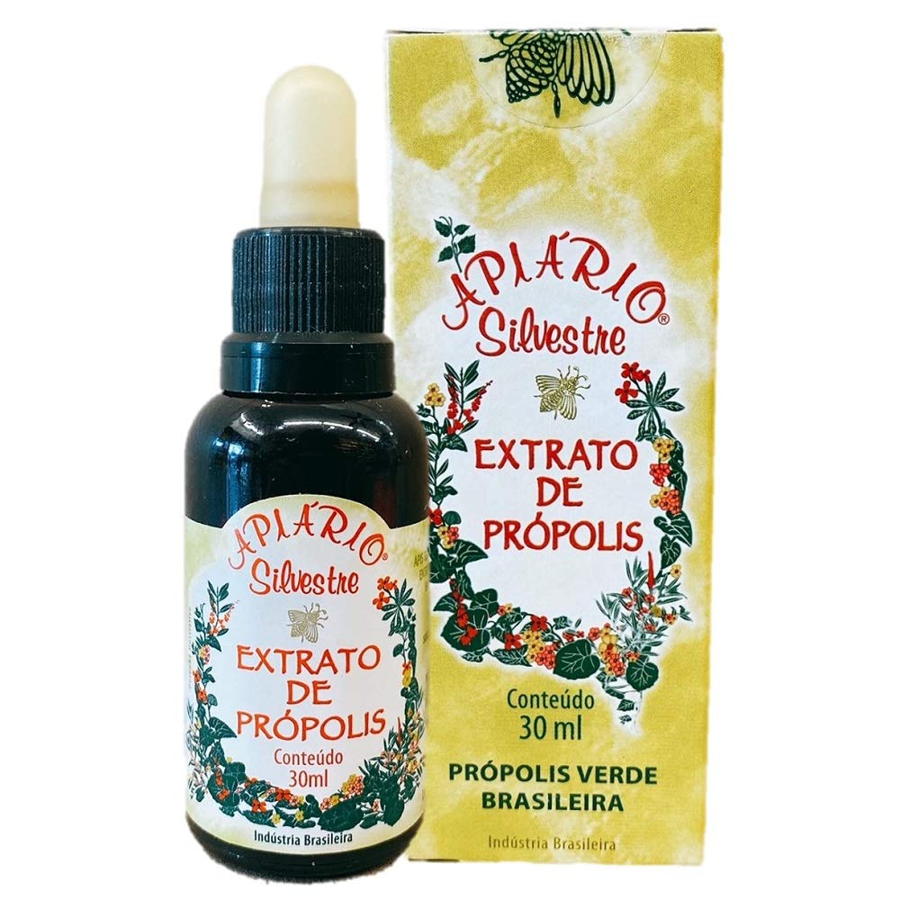Apiario Silvestre Brasileiro Green Bee Propolis Extract Tradicional (30 ml)