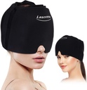 Enxaqueca Cefaleia Relief Cap, Cefaleia Relief Hat & Migraine Cap Cold Compress, Migraine Relief Cap, Cool Gel Head Wrap, Cold Compress Migraine Relief Products Device for Tension & Stress