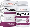 ThyroAid #1 Suplemento de suporte da tireóide . Fórmula natural da tireoide com iodo (Kelp), Ashwagandha, L-Tyrosine & More .