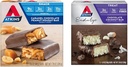 Atkins Caramel Chocolate Peanut Nougat Snack Bar, 5 Conde e Chocolate Coco Bar, 5 Count Bundle