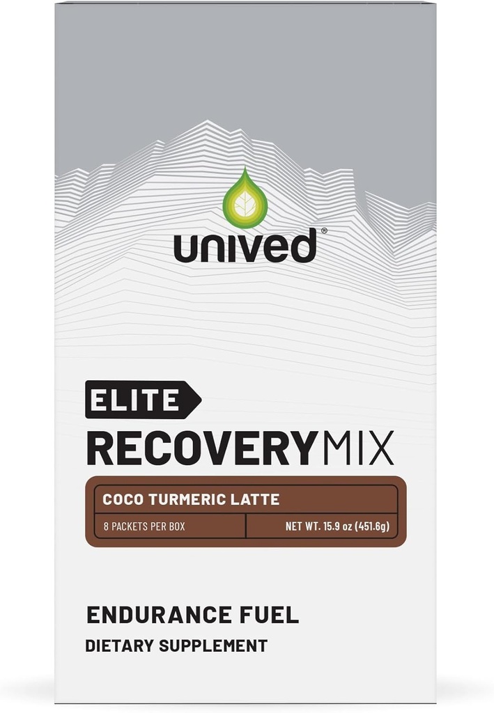 Mistura de recuperação de Elite Unived (Coco Turmeric Latte)