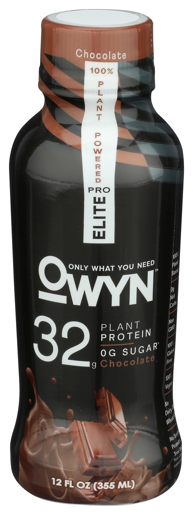 OWYN Chocolate Pro Elite Protein Shake, 12 FZ
