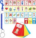 27 Autism Cartões de Comunicação Visual Ajuda Não verbal Comunicação Board Discurso Atraso Sentimentos Emoções Flash Cards Autism Necessidades Especiais Cue Cards Linguagem Aprender Brinquedos para Crianças Adultos