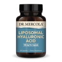 Dr. Mercola Ácido Hialurônico Lipossômico, 30 Servings (30 cápsulas), 100 mg por cápsula, Suplemento dietético, Promove a aparência da pele, Não-GMO