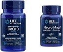 Extensão de vida Super Ubiquinol CoQ10 com suporte mitocondrial melhorado e L-treonato de Magnésio de Magnésio L-treonato de Magnésio