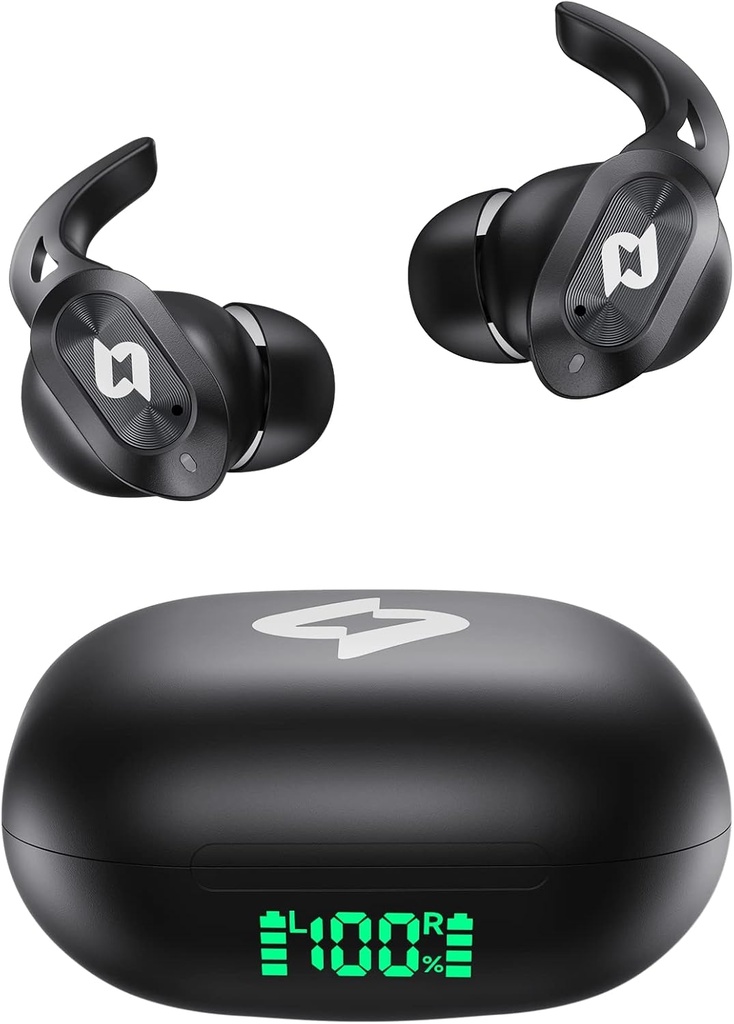 Auscultadores sem fio Bluetooth Earbuds com caixa de carregamento sem fio