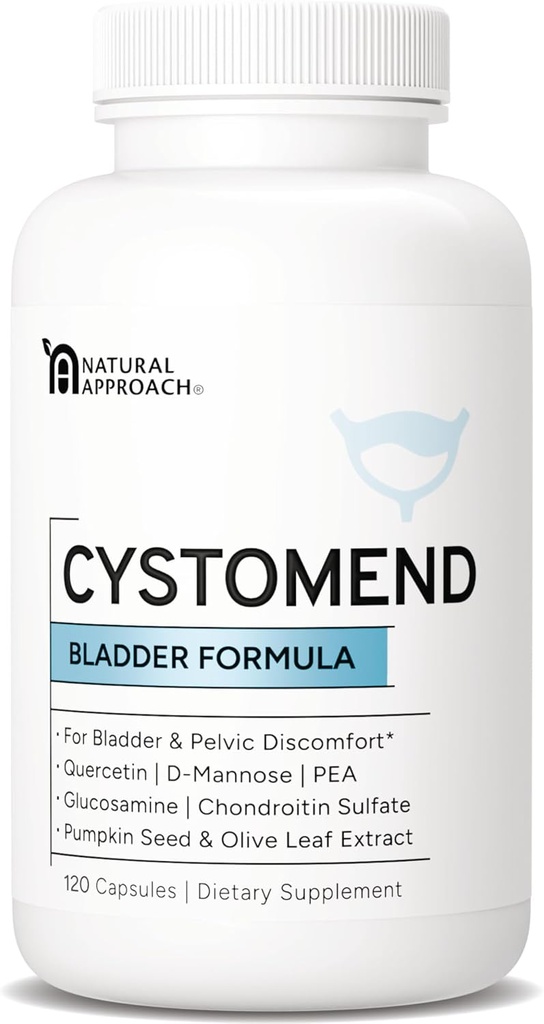 Fórmula Bladder & Pelvic Desconfort - Suporta Menos Chamas e Urgência* - Suplemento Premium para Bladder & Saúde Urinária - EUA Fabricado e Terceira Parte Testado - 120 Cápsulas
