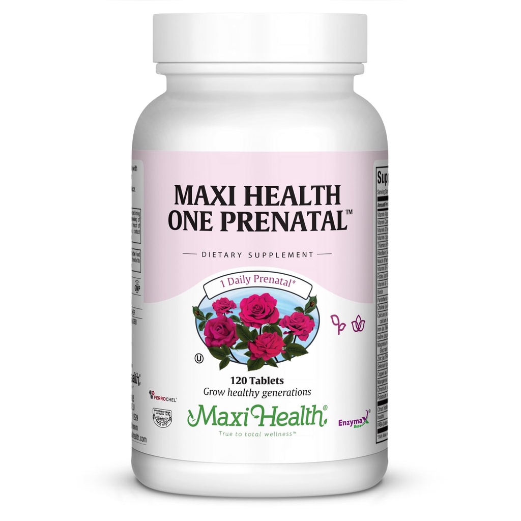Vitaminas pré-natais para mulheres – Vitaminas pré-natais diárias com ferro, folato, colina, vitamina D3 e nutrientes essenciais – Suplemento de alta absorção para gravidez e pré-concepção – 120 comprimidos