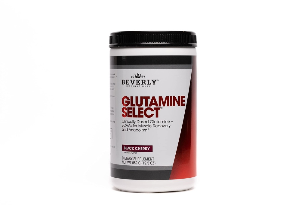 Beverly International Glutamina Select, 60 Servings. Fórmula de L-Glutamina e Aminoácido Dose Clinicamente para Músculo Leano e Recuperação. Pó sem açúcar. BCAA.