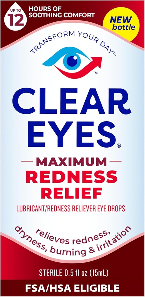 Olhos claros □ Máxima Redness Relief Eye Drops