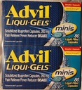 Advil Liqui-Gels Minis, 80 cápsulas por frasco (3 frascos)