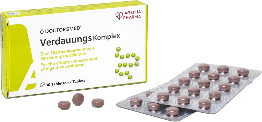 Verdauungs Digestive Supplement Tablets (Alternativa Natural à Enzima Digestiva) Ajuda contra o inchaço, indigestão, cãibras, e constipação