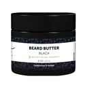 Detroit Grooming Co. Manteiga de barba para os homens, amacia, espessa e hidrata com óleo de girassol e manteiga de karité, cheiro preto, 4 onças