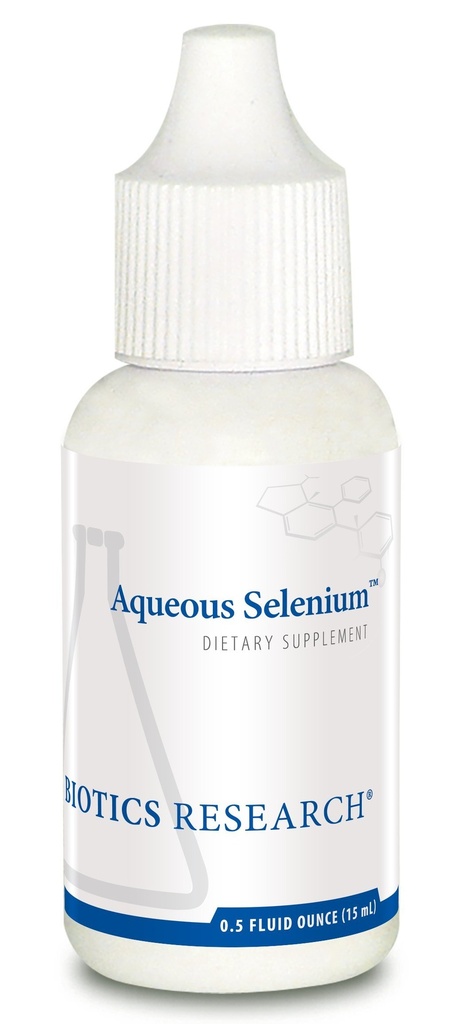 Biotics Research Aquoso Selenium Liquid Formula, 95 mcg Selenium Drop, Thyroid Gland Function, DNA Production, Cognitive Health, Potent Antioxidant 0.5 Fluid Ounces