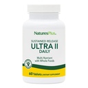 NaturesPlus Ultra II Daily - 60 Comprimidos - Multivitamina com alimentos inteiros para o bem-estar geral - Suporta energia e saúde imunitária - Liberação Mantida - 60 Servimentos