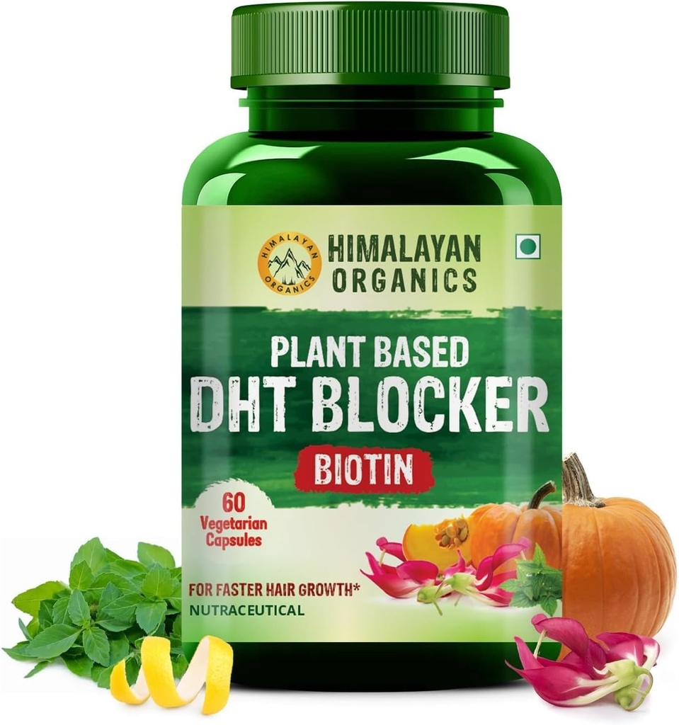 DHT genérico baseado em plantas Bloqueador com Bondade de Folhas Nettle para Homens e Mulheres - 60 Veg Cápsulas