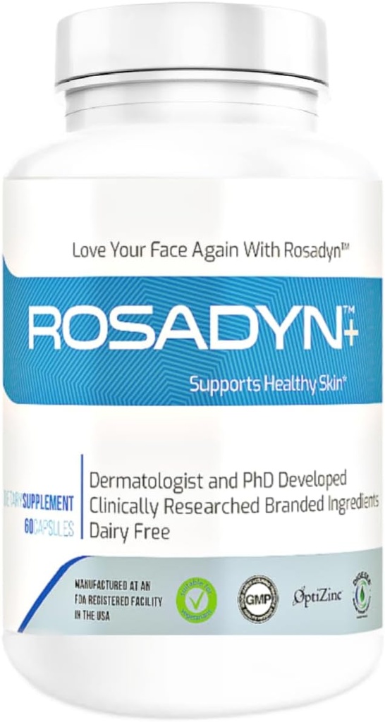 Rosacea Skin Care Supplement for Redness of Face, Eye and Nase (Olho e Nariz)