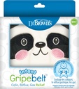 Dr. Brown's Infant Gripebelt Heated Belly Band, Soothe Baby's Tummy com gentil calor e compressão, Panda, 0m+
