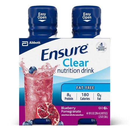 Garanta que a bebida nutricional de romã de mirtilo claro, gordura livre, 4 Pack