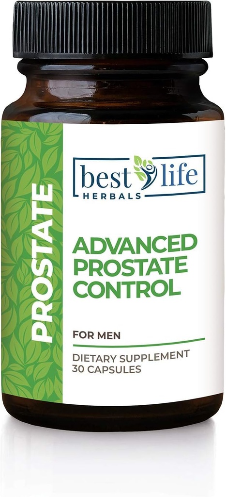Melhores ervas da vida suplemento avançado de controle de próstata com serra Palmetto para homens experimentar próstata aumentada, micção freqüente, bexiga hiperativa -1 garrafa